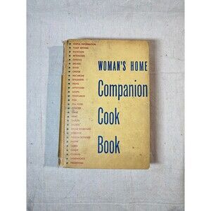 VINTAGE Woman's Home Companion Cook Book 1944 Hardcover
